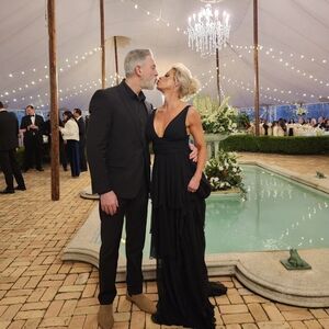 Stunning one of a kind Caroline contas silk gown